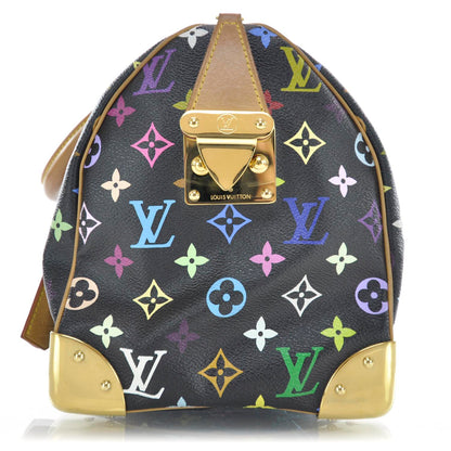 Louis Vuitton Monogram Multicolor Speedy 30 Black 4 of 11