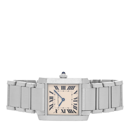 Cartier Stainless Steel 25mm Tank Francaise Quartz Watch 2 of 5