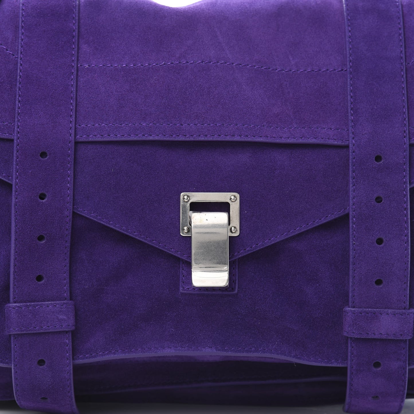 Suede Medium PS1 Satchel Amethyst