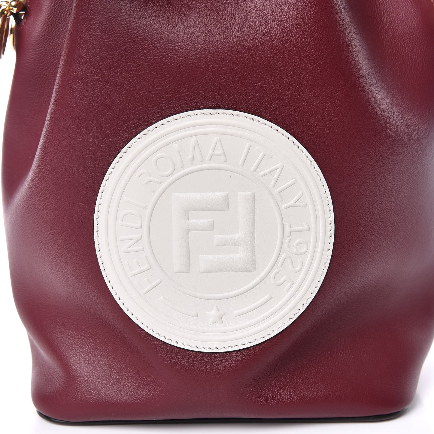 Vitello Grace Century F is Fendi Stamp Patch Bi-Color Grande Mon Tresor Bucket Bag Barolo Proven Ice