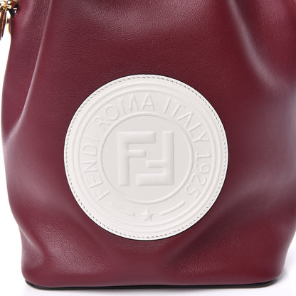 Fendi Vitello Grace Century F is Fendi Stamp Patch Bi-Color Grande Mon Tresor Bucket Bag Barolo Proven Ice 10 of 10