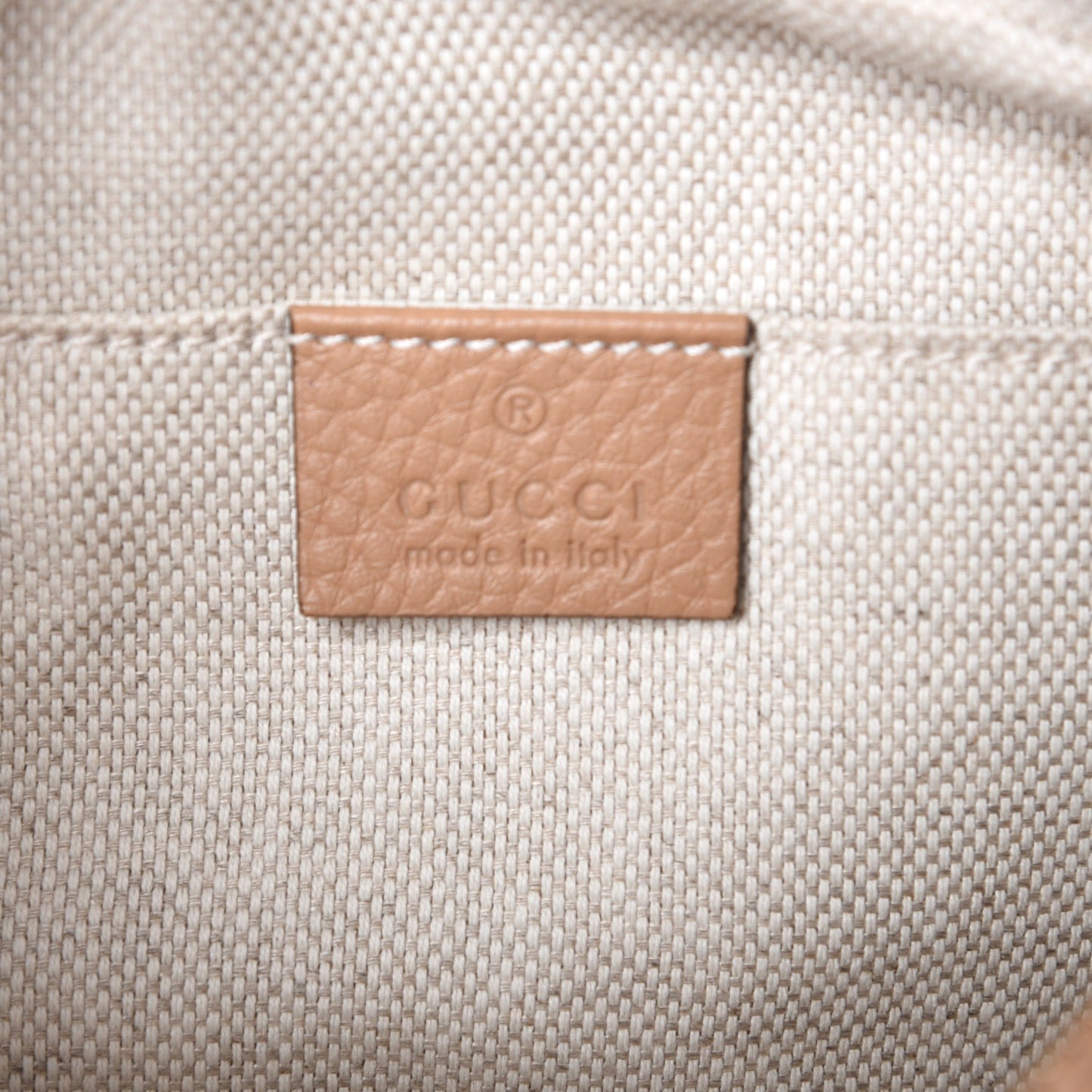 Pebbled Calfskin Small Soho Disco Bag Camelia
