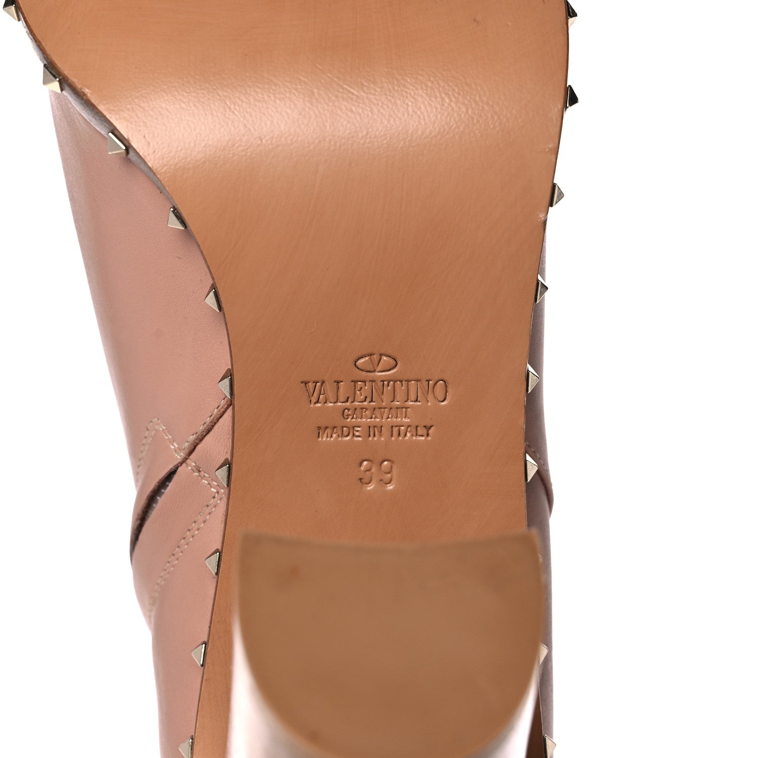 Valentino Garavani Nappa Soul Rockstud 90mm Ankle Boots 39 Skin Sorbet 6 of 12