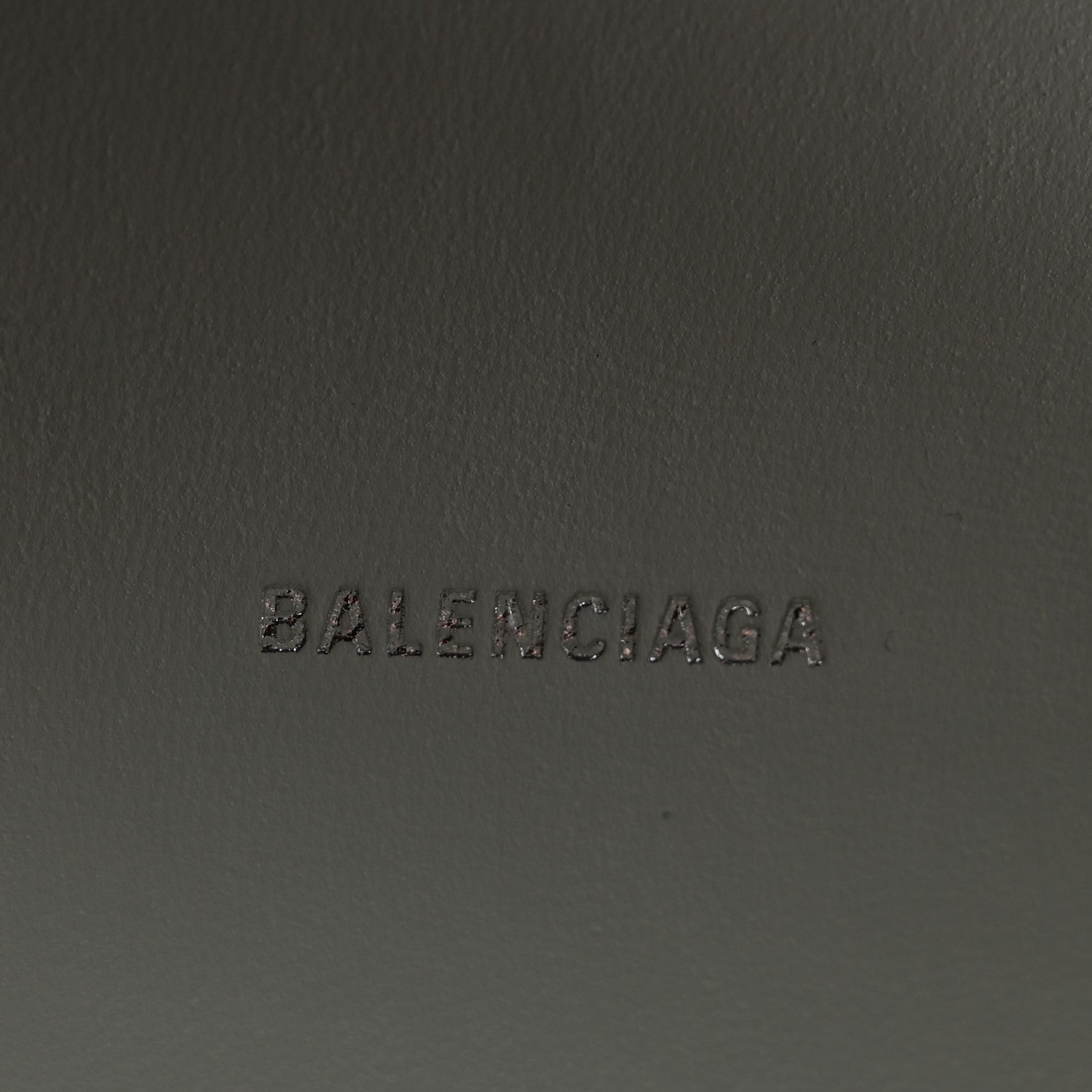 Balenciaga Shiny Calfskin Crocodile Embossed Hourglass Top Handle Bag XS White 6 of 13