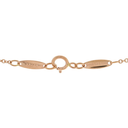 Tiffany 18K Rose Gold 9mm Elsa Peretti Bean Pendant Necklace 4 of 4