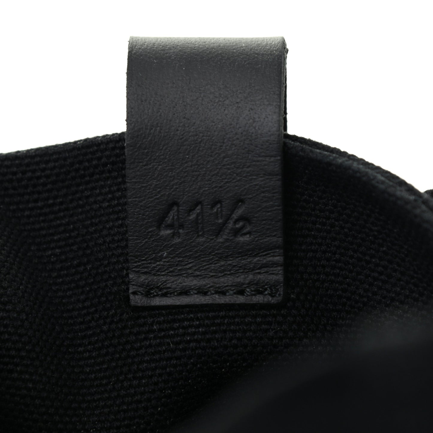 Calfskin Cotton Mens Speedster Sneakers 41.5 Black