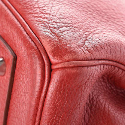 Hermes Taurillon Clemence JPG Shoulder Birkin II 42 Rouge Vif 32 of 34