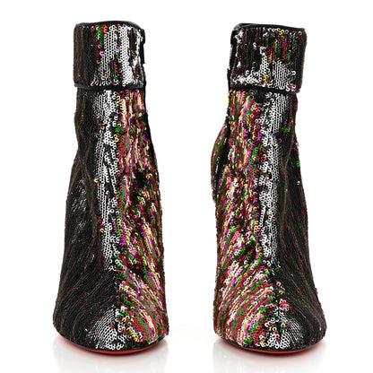 Christian Louboutin Paillettes Moulamax 100 Booties 40 Multicolor 4 of 9
