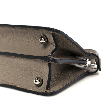 Fendi Cuoio Romano Selleria Mini Peekaboo I SEE U Iconic Satchel Fettuccia 18 of 19
