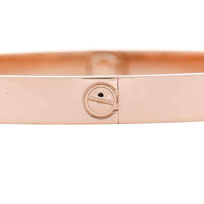 Cartier 18K Pink Gold LOVE Bracelet 19 5 of 9