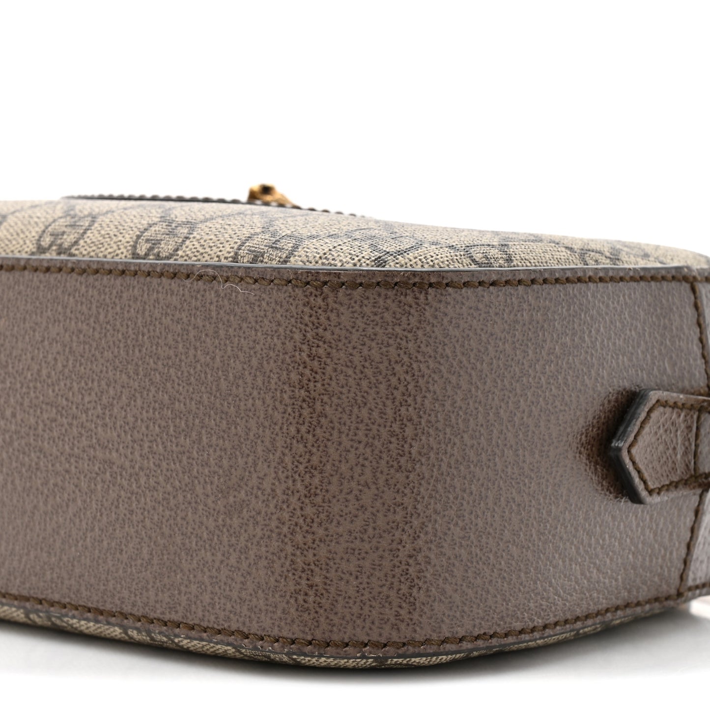 GG Supreme Monogram Web Neo Vintage Shoulder Bag Beige New Acero Crop