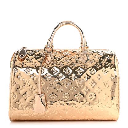 Louis Vuitton Monogram Miroir Speedy 30 Gold 1 of 11