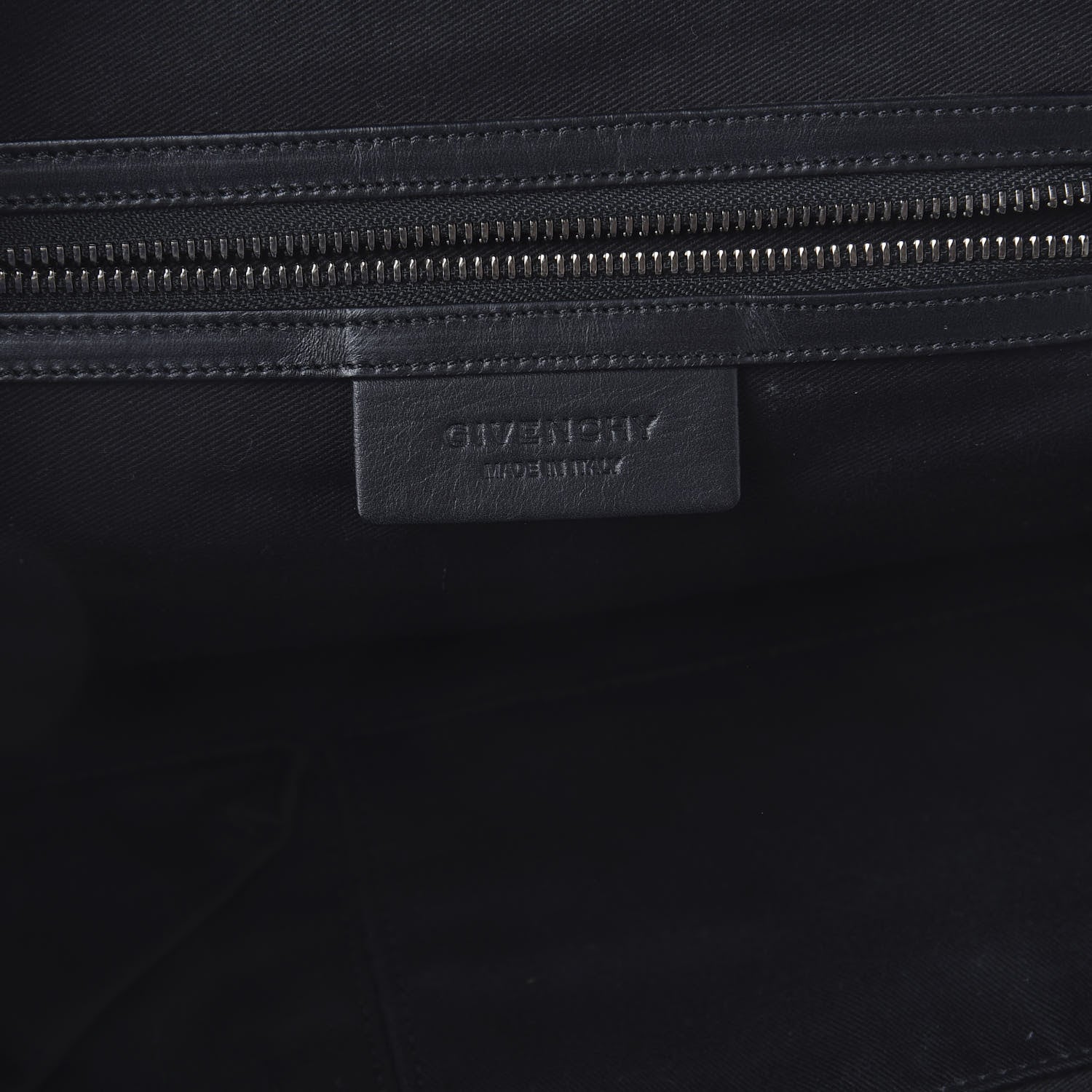 Givenchy Calfskin Crocodile Embossed Medium Nightingale Black 5 of 9
