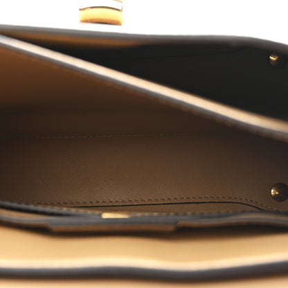 Salvatore Ferragamo Calfskin Small Margot Top Handle Satchel Almond 6 of 10