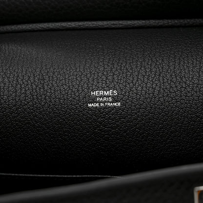 Hermes Taurillon Clemence Jypsiere 28 Black 5 of 9
