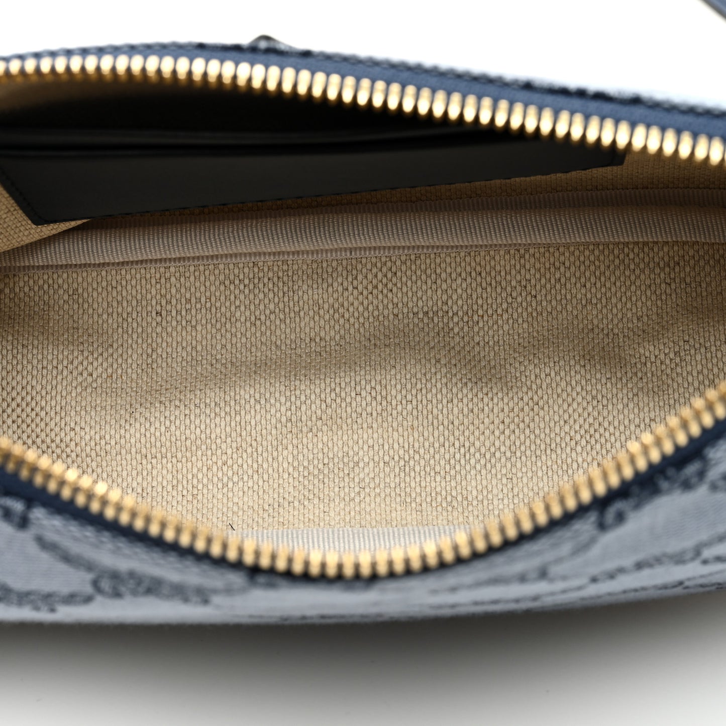 Lauretos Jacquard Nappa Small Shoulder Bag Indigo