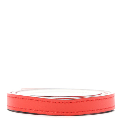 Hermes Swift Epsom 13mm Belt Strap 80 Capucine White 3 of 8