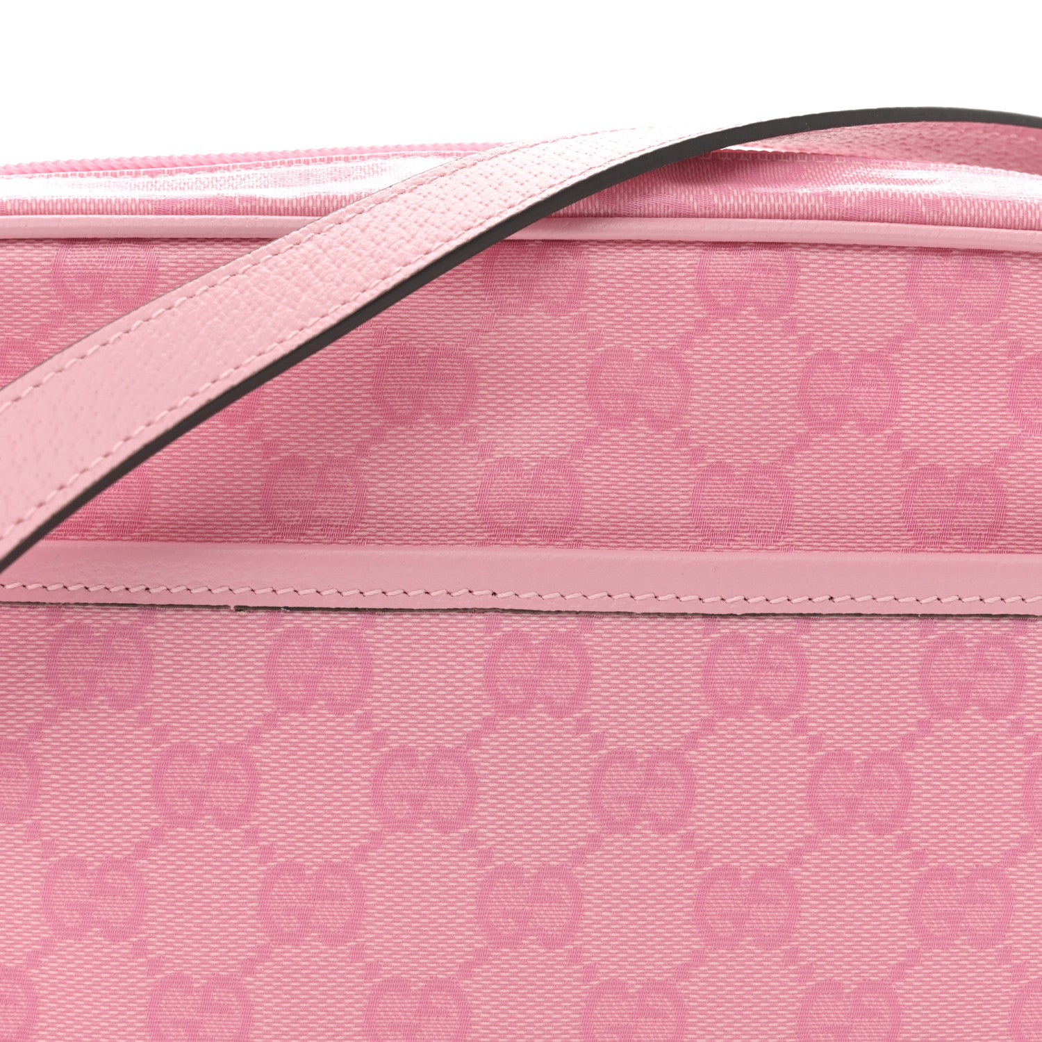 Gucci GG Crystal Monogram Mini Shoulder Bag Sugar Pink 8 of 12