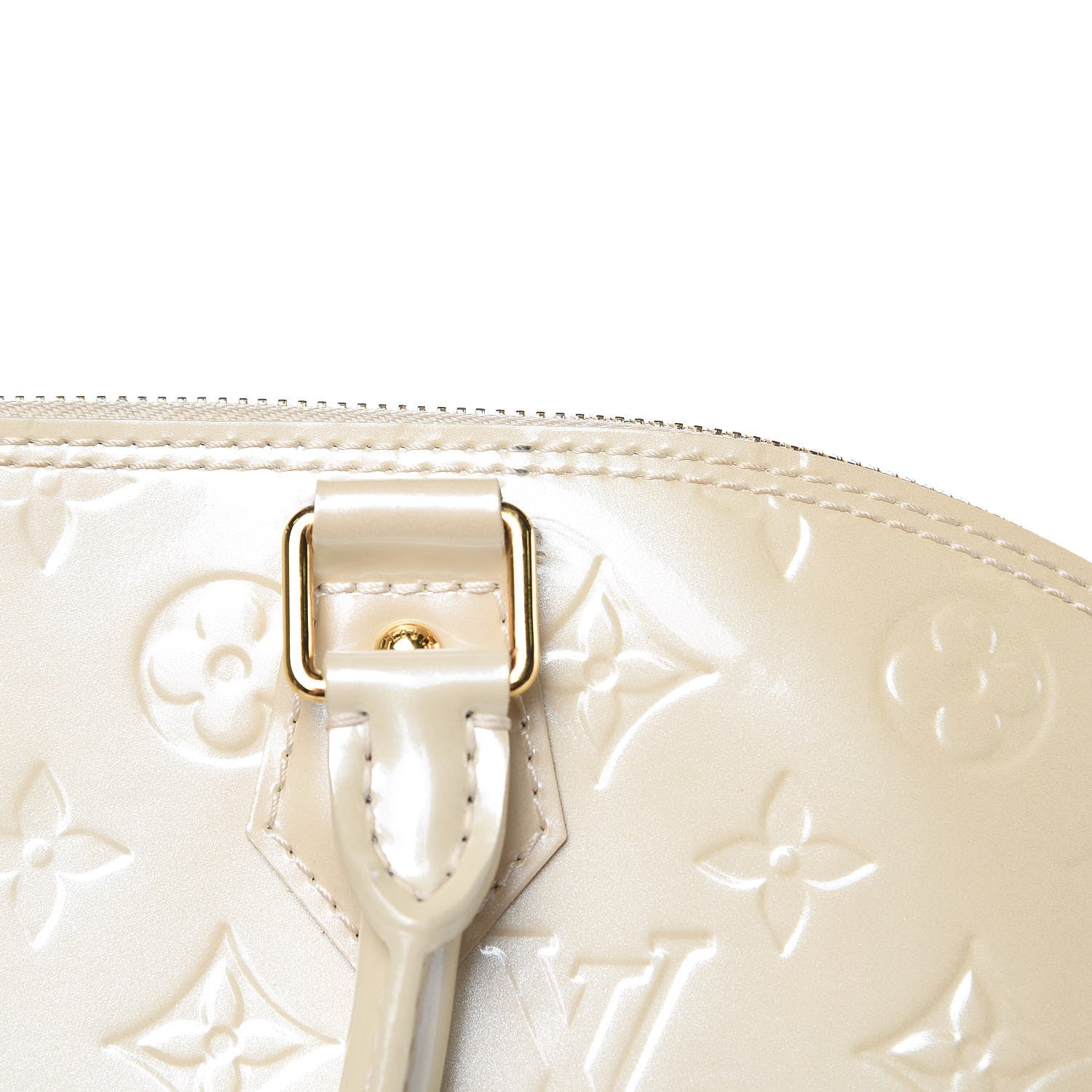 Louis Vuitton Vernis Alma GM Blanc Corail 8 of 15
