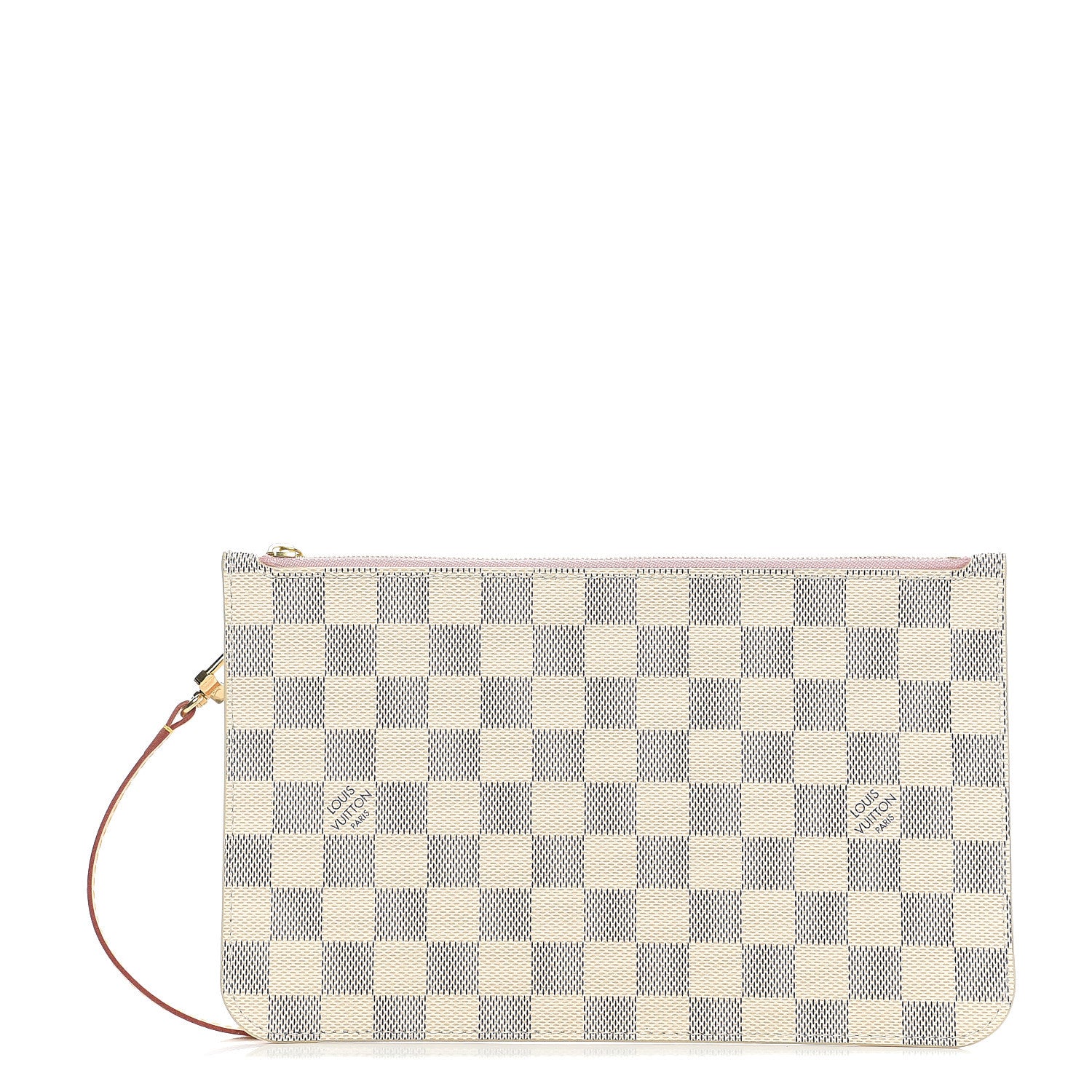 Louis Vuitton Damier Azur Neverfull MM GM Pochette Rose Ballerine 1 of 6