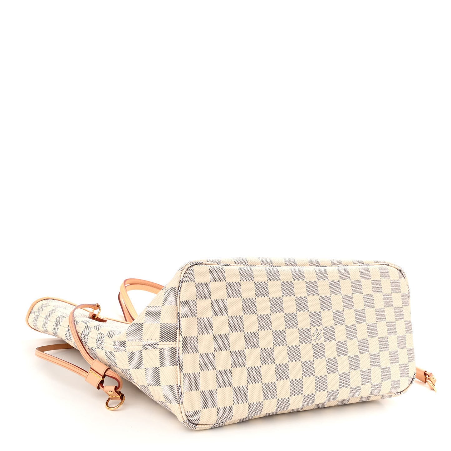 Damier Azur Neo Neverfull MM Rose Ballerine