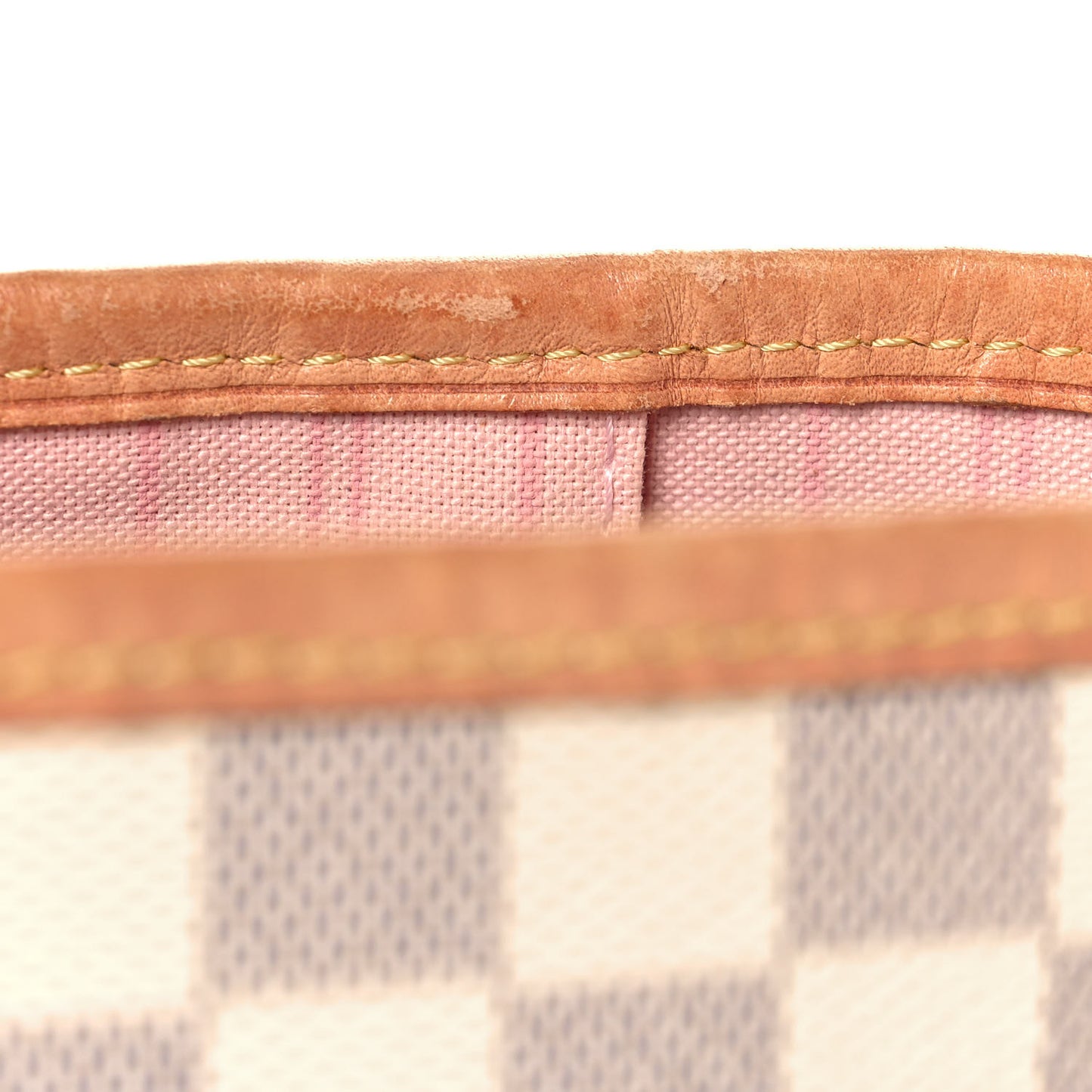 Damier Azur Neo Neverfull MM Rose Ballerine