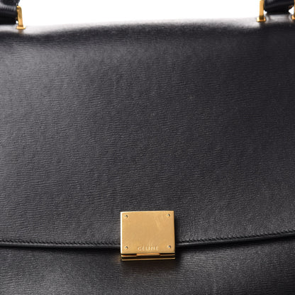 Celine Liege Calfskin Small Trapeze Black 9 of 9