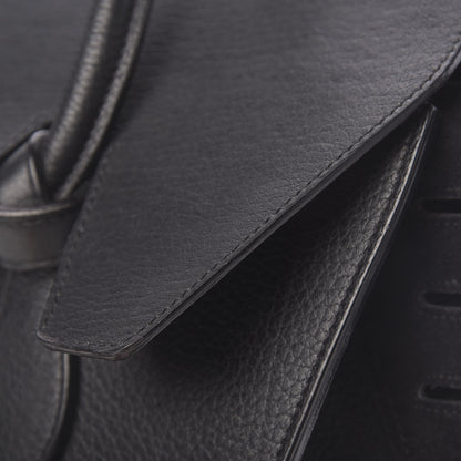 Celine Crisped Calfskin Mini Tie Knot Tote Black 13 of 29