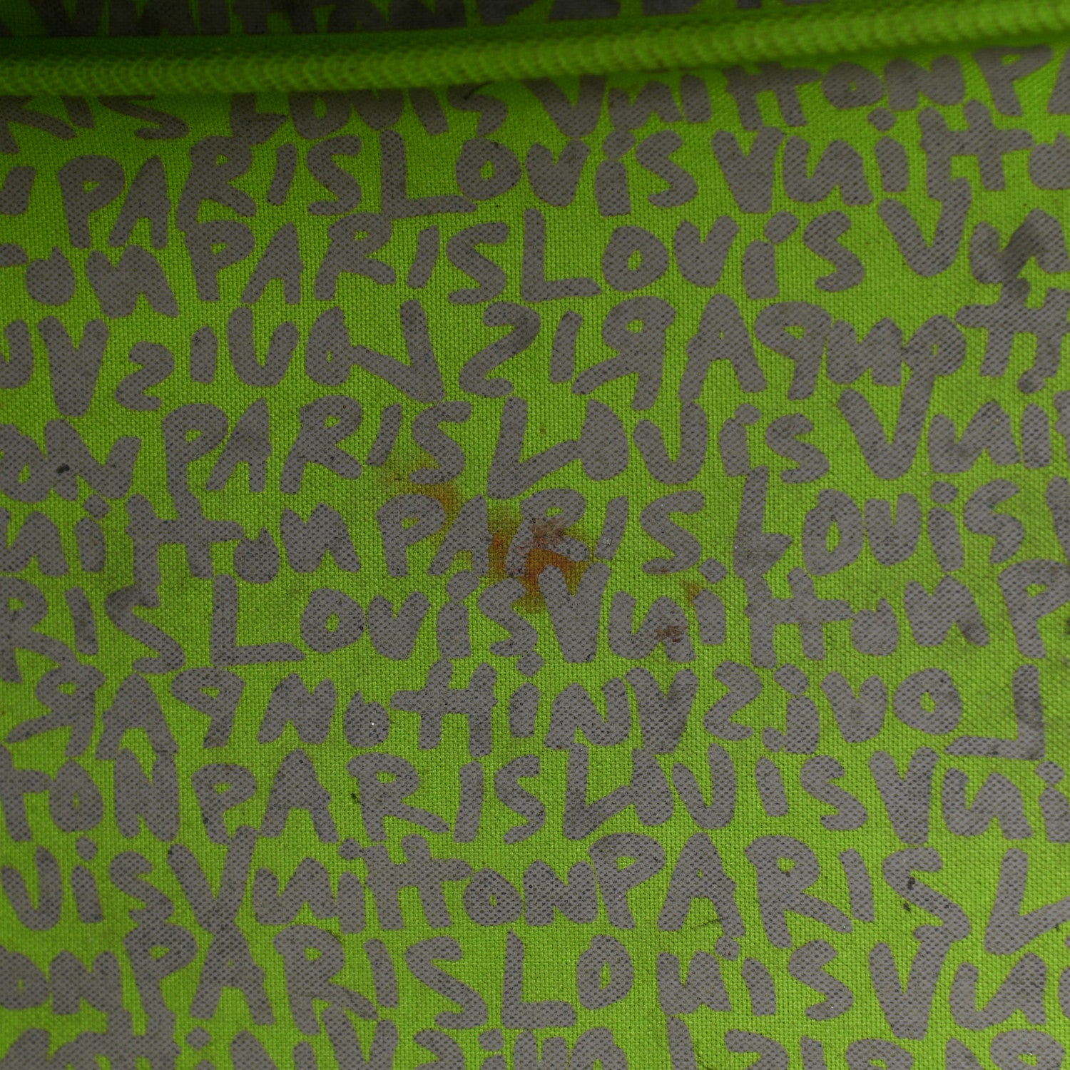 Louis Vuitton Monogram Graffiti Neverfull GM Green 15 of 19