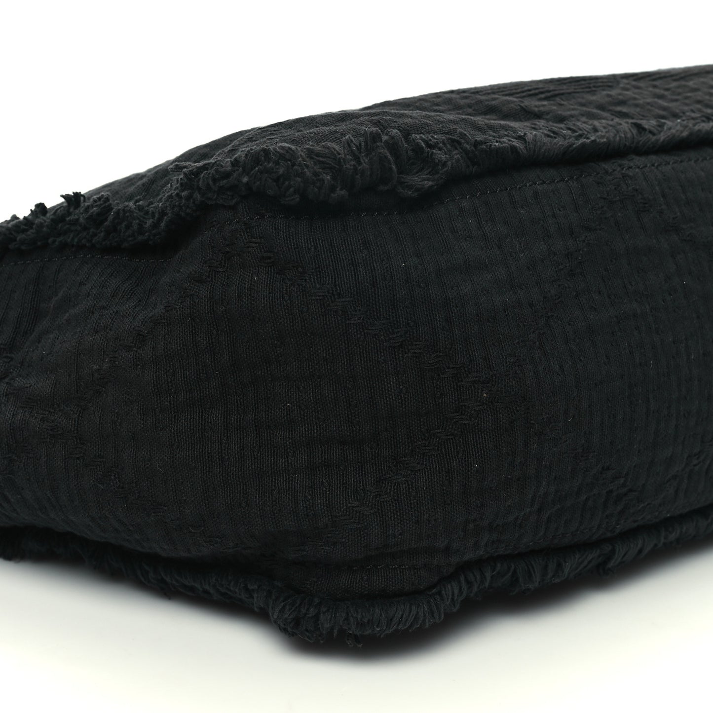 Canvas Large Double Face Shopping Tote Black