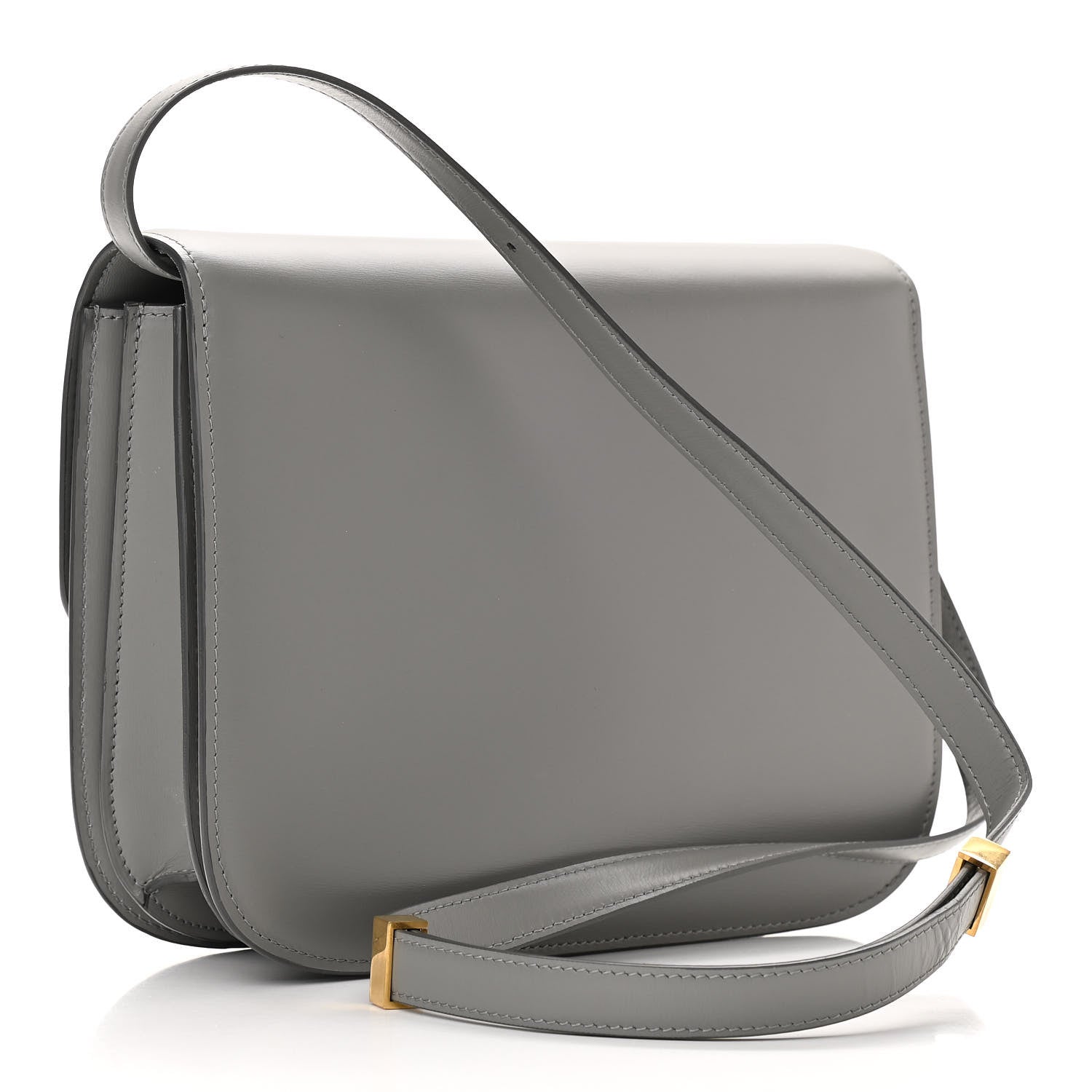 Celine Box Calfskin Medium Classic Box Flap Bag Zinc 3 of 11