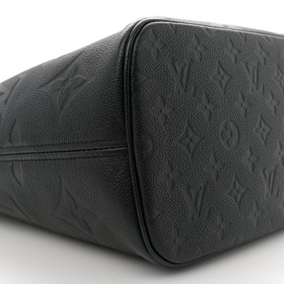 Louis Vuitton Empreinte Monogram Giant Neverfull MM Black 9 of 11