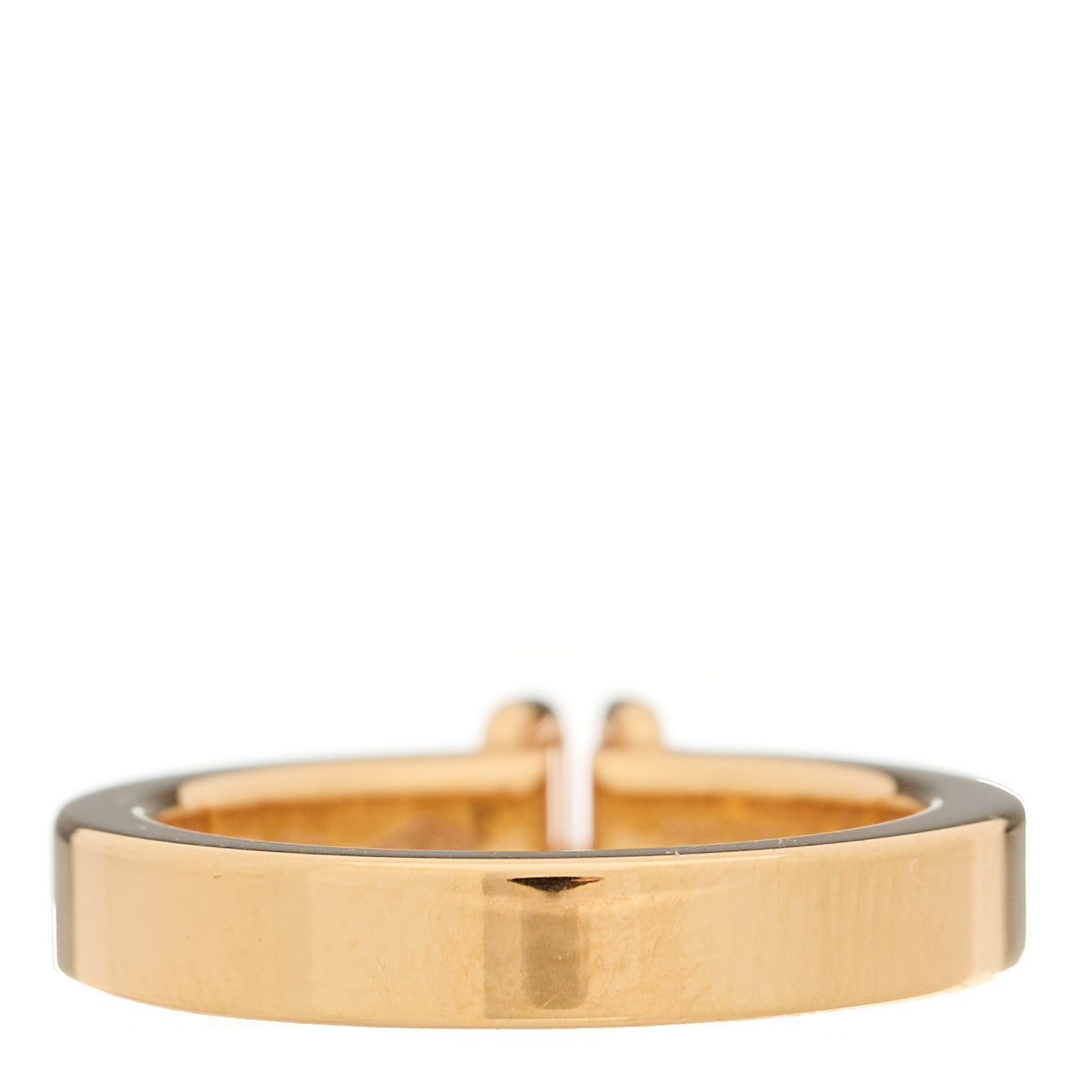 Louis Vuitton 18K Pink Gold Lockit Ring 49 5 3 of 6