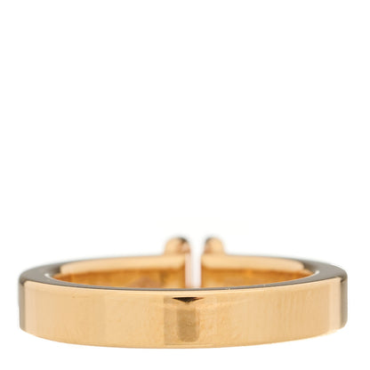Louis Vuitton 18K Pink Gold Lockit Ring 49 5 3 of 6
