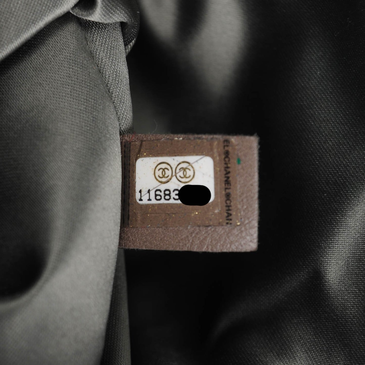 Lambskin Quilted Sharpei Flap Black