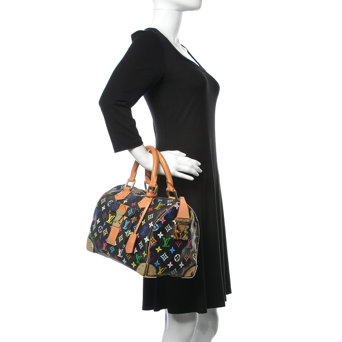 Monogram Multicolor Speedy 30 Black