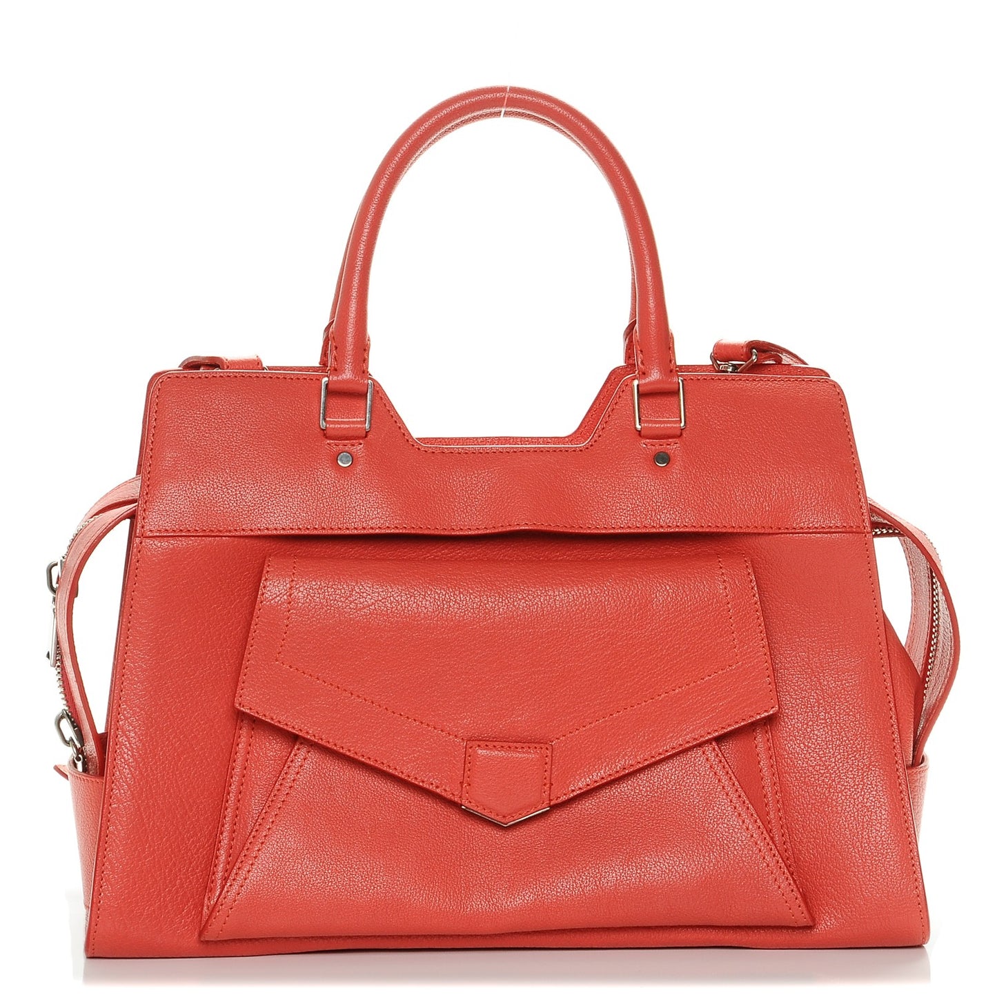 Leather PS13 Small Satchel Poppy Red