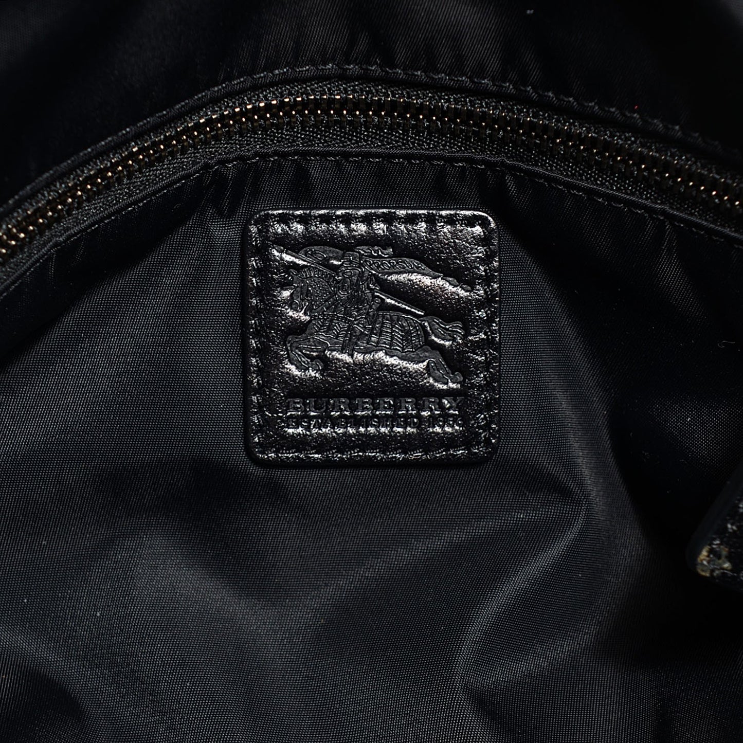 Nylon Tonal Check Torbitt Tote Black