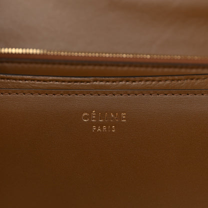 Celine Box Calfskin Medium Classic Box Flap Bag Camel 6 of 13