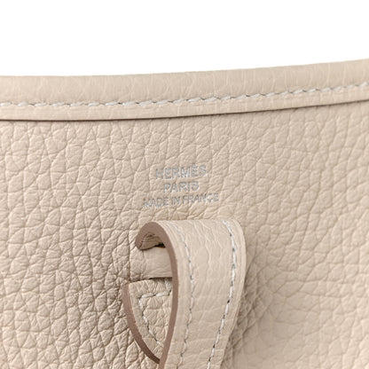 Hermes Taurillon Clemence Evelyne TPM Craie 6 of 11
