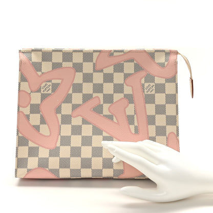 Louis Vuitton Damier Azur Tahitienne Toiletry Pouch 26 2 of 6