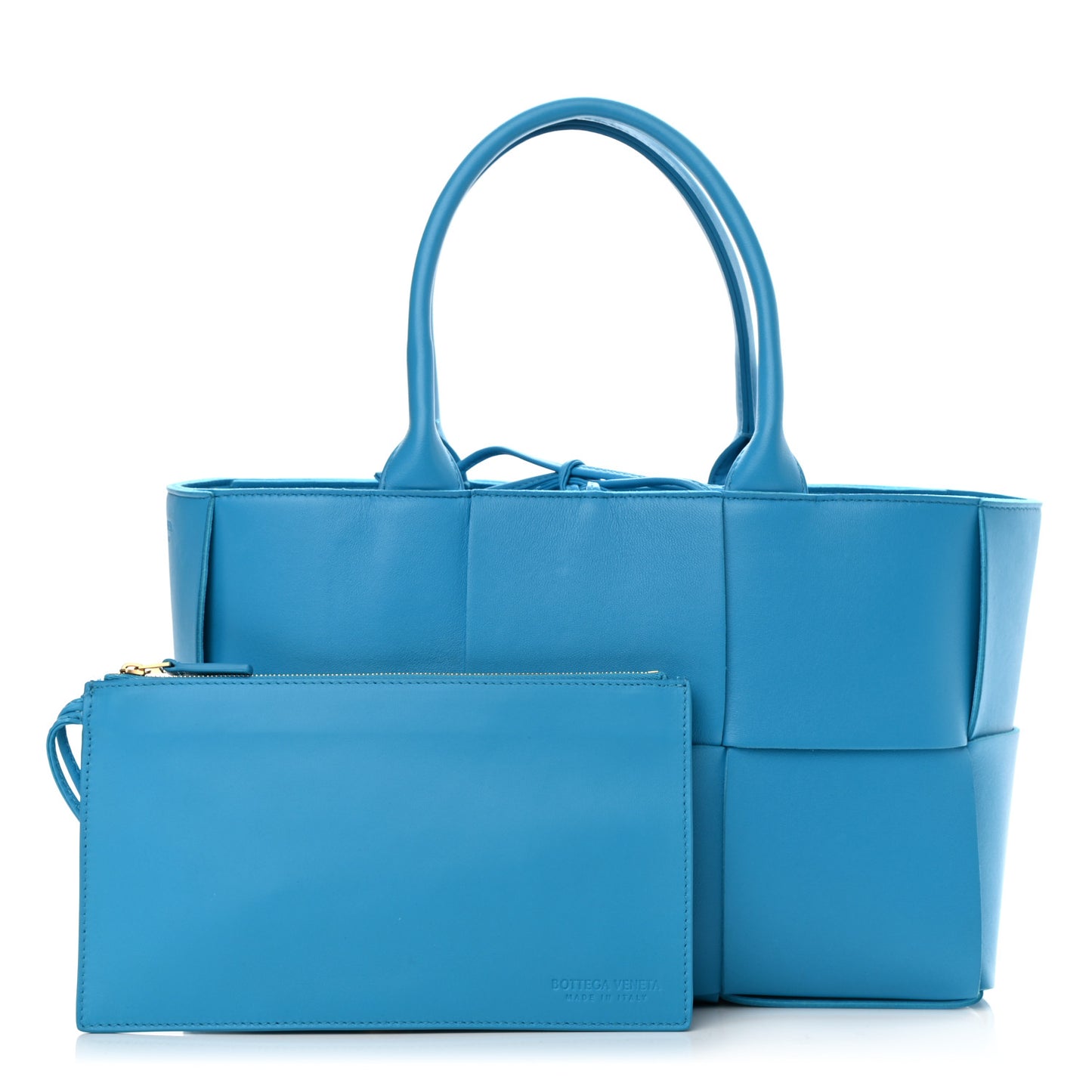 Nappa Maxi Intrecciato Small Arco Tote Pool