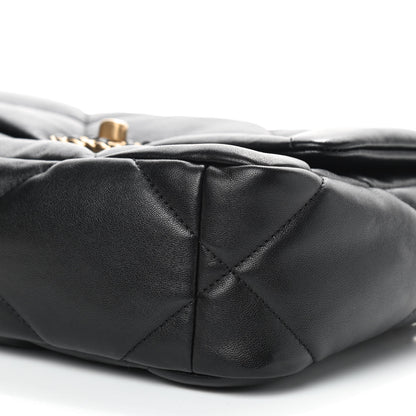 Chanel Lambskin Quilted Medium Chanel 19 Flap Black 7 of 9
