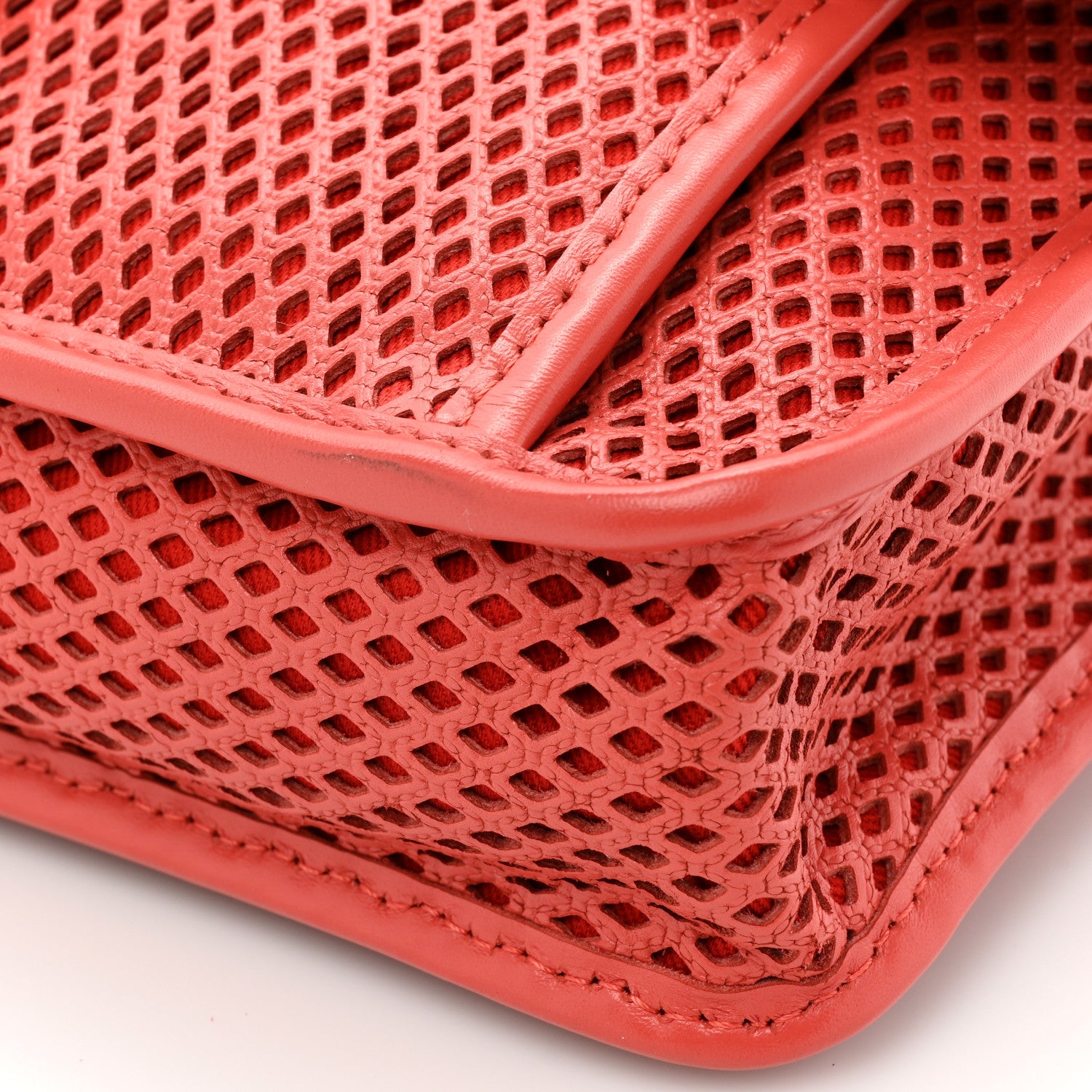 Chanel Perforated Calfskin Large Up In The Air Flap Red 12 of 14