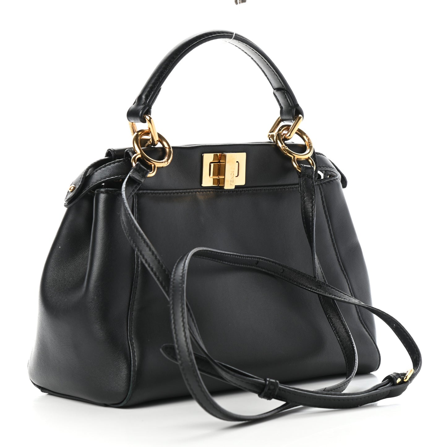 Nappa Mini Peekaboo Iconic Satchel Black