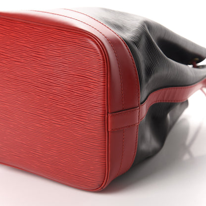 Louis Vuitton Epi Bi-Color Noe Castillan Red Black 8 of 11