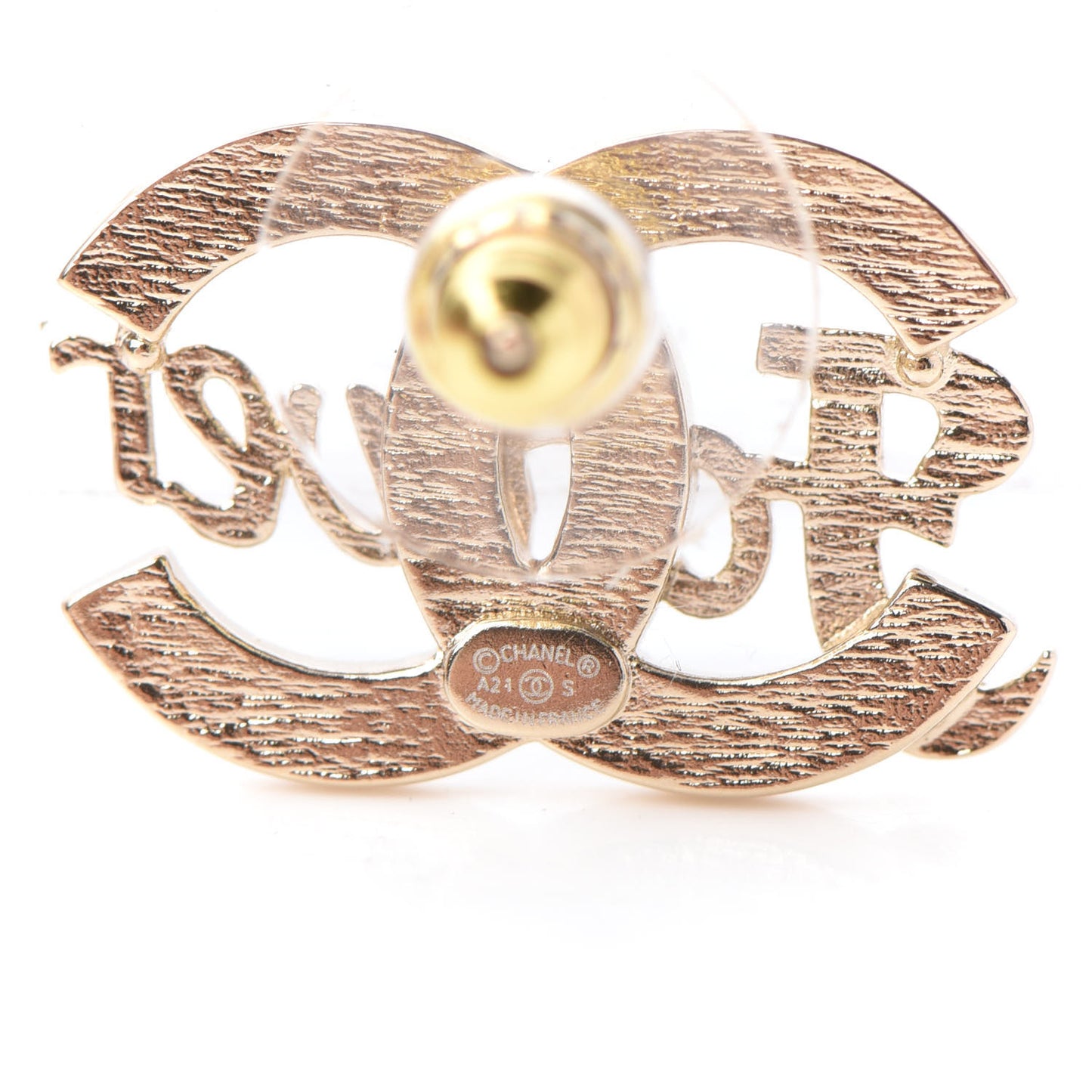 Crystal CC Forever Earrings Gold