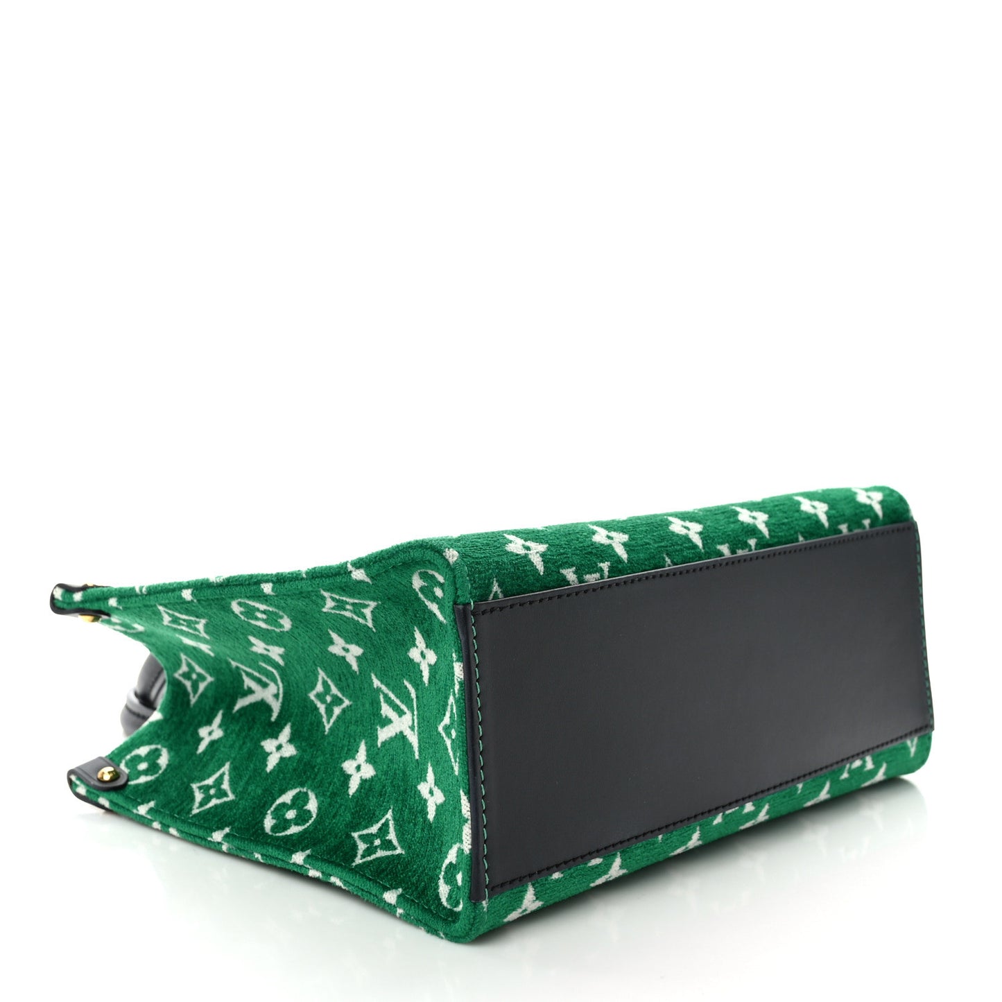 Jacquard Velvet Monogram Onthego PM Green