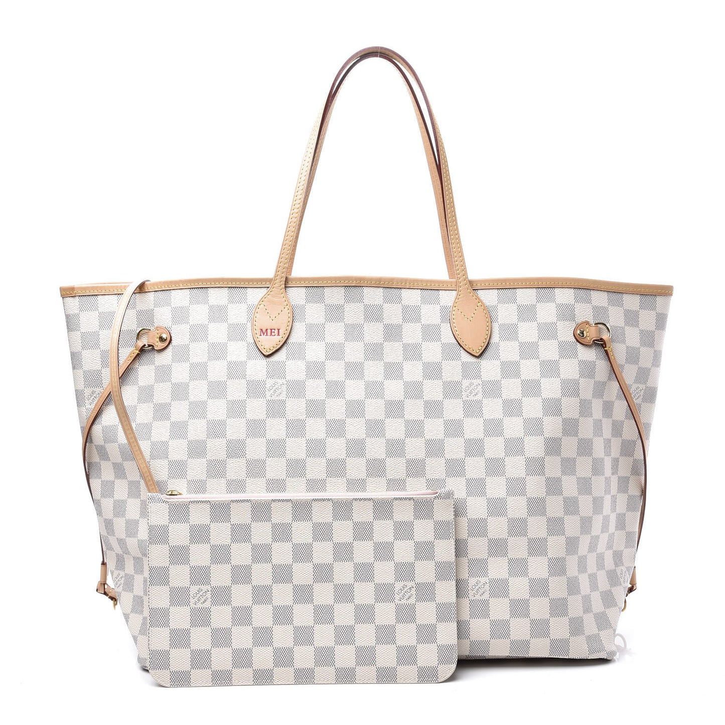 Damier Azur Neo Neverfull GM Rose Ballerine