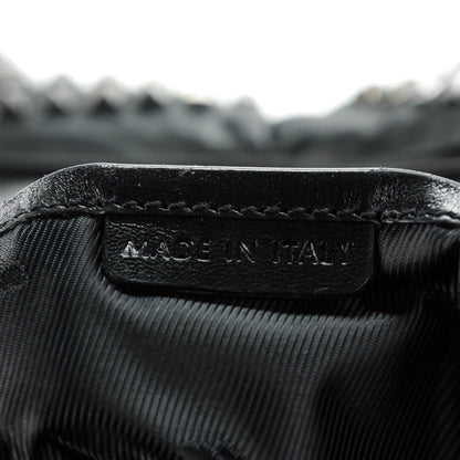 Burberry Prorsum Calfskin Studded Knight Satchel Black 8 of 9
